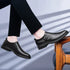 Men's Casual Leather Shoes Comfortable Slip-On Design for Business and Everyday Wear